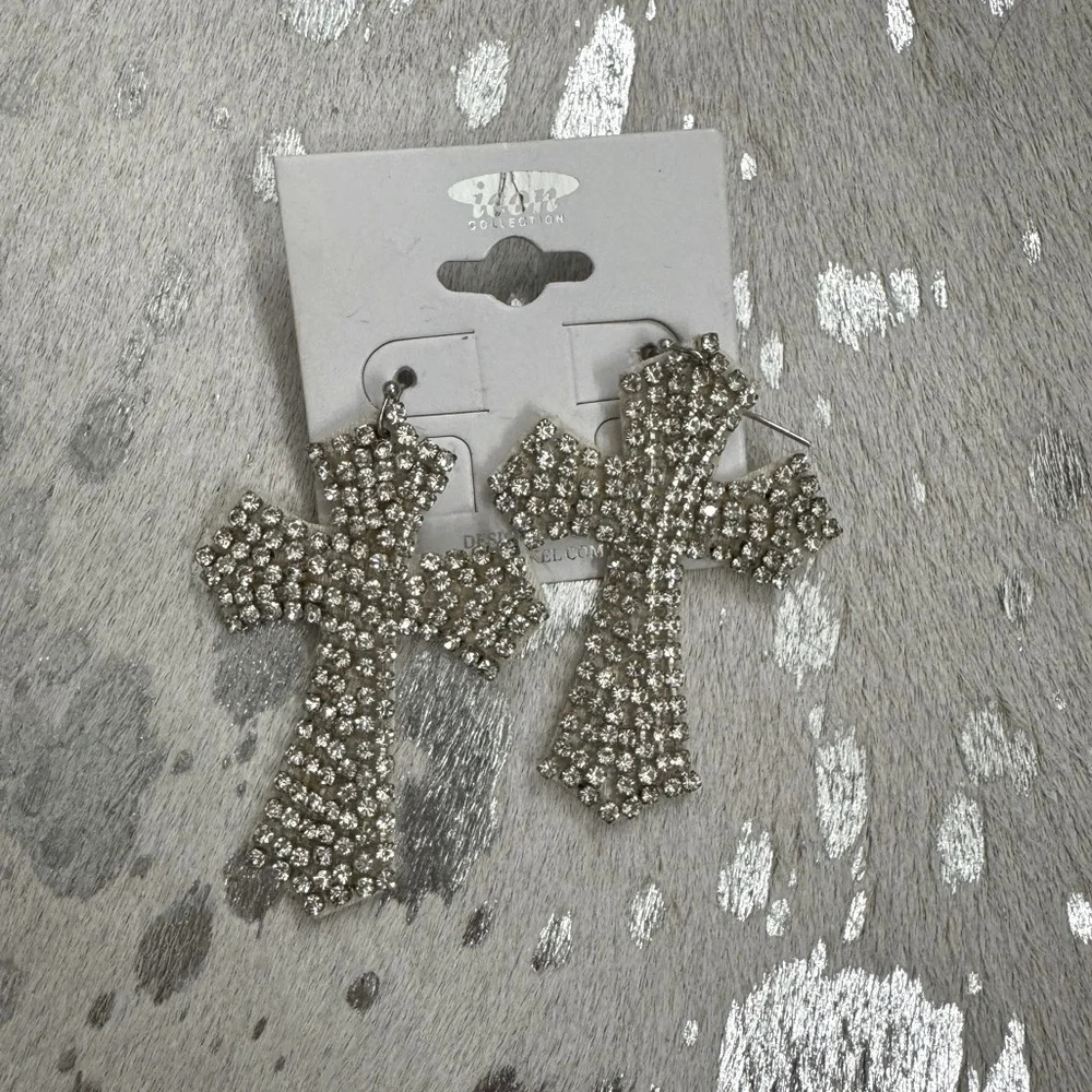 Statement Cross Earrings